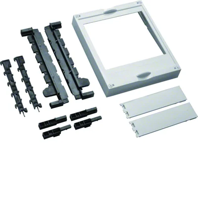 Blok UNIVERS N dla szyn zbior.poz. 12x5/10mm 40mm 2xNH00(4xNH000) 300x250mm