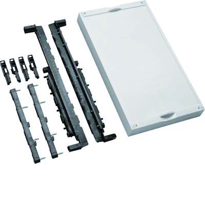 Blok UNIVERSN  dla szyn zbiorczych poz. 12/20/30x5/10mm 60mm 4/5-pol. 450x250mm