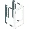 Blok universN  dla szyn zbiorczych poz. 60mm 4/5-pol. 1xNH2 450x250mm