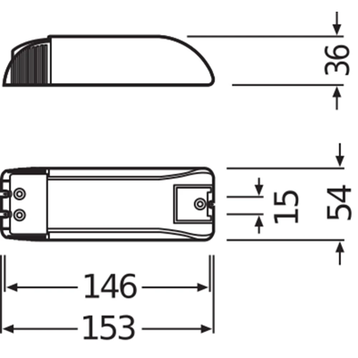 Блок живлення для LED модулів OTE 35 220-240 700 PC 35W