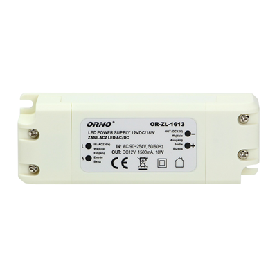 Блок живлення LED AC/DC, 18W, IP20