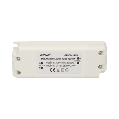 Блок живлення LED AC/DC, 30W, IP20