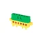 Bloque de bornes aislado LPI-6z/g de 6 orificios, 76 A, IP20, verde-amarillo, A18-0051