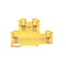 Bloque de bornes de barra colectora de 4 hilos y 2 niveles con cuatro terminales de 4 mm² amarillo V0 ZUG-21 A00-A001