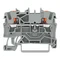 Bloque de bornes de pulsador de 2 hilos, 2,5 mm², gris 2202-1201