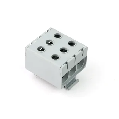 Bloque de bornes en cuerpo de LZT, Al/Cu, Cu:3x2,5-35mm2, Al:3x6-35mm2, 135A, 800V, gris