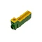 Bloque de bornes sin rosca LZB, 1x2,5-25 mm² / 13x1,5-2,5 mm², 63 A, 1 kV, amarillo-verde