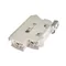 Bloque de distribución, Al/Cu, 1x4-70mm2 / 4x2.5-25mm2, 160A, 600V, gris
