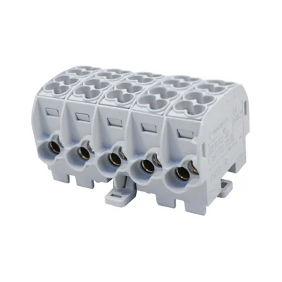 Bloque de distribución Al/Cu SCB 25-5X gris