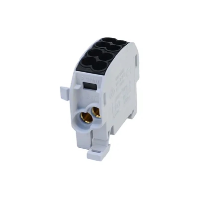 Bloque de distribución - derivación SCB 25-Cu unipolar 80110 SIMBLOCK negro