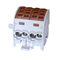 Bloque de distribución - derivación SCB 35-2 Al/Cu unipolar doble 80220 SIMBLOCK marrón