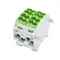 Bloque de distribución - ramal Al/Cu 80120 SIMBLOCK verde