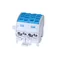 Bloque de distribución - ramal Al/Cu 80220 SIMBLOCK azul