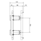 Bloque UNIVERS N para cámaras modulares montadas horizontalmente 2x10PLE 300x250mm