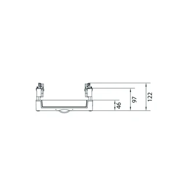 Bloque UNIVERS N para embarrados. Pos. 12/20/30x5/10mm 60mm 4 polos 300x250mm