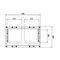 Bloque UNIVERS N para embarrados. Pos. 12x5/10mm 60mm 4xNH00(8xNH000) 300x500mm