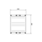 Bloque UNIVERS N para terminales serie horizontal 300x250mm
