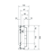 Bloque UNIVERS N para terminales serie horizontal 300x250mm