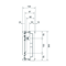 Bloque UNIVERS N para terminales serie horizontal 300x250mm