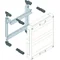 Bloque UNIVERS N para terminales serie horizontal 300x250mm