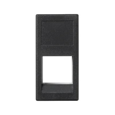 Board K45/2 1x RJ without covers 22.5x45mm 3M OCK gray graphite