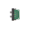 Board K45/2, 2x RCA (CINCH) 22, 5x45mm + inserts, gray graphite