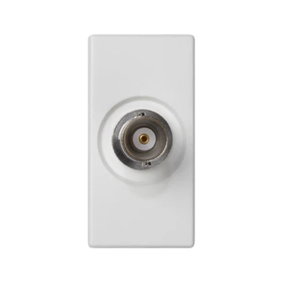 Board K45/2, BNC 22, 5x45mm connectors + insert, pure white