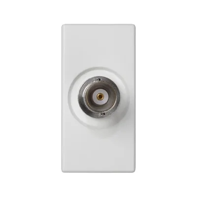 Board K45/2, BNC 22, 5x45mm connectors + insert, pure white