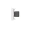 Board K45/2 HDMI-HDMI adapter 22, 5x45mm + insert, pure white