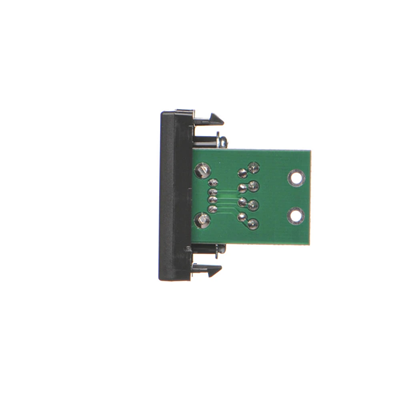 Board K45/2 USB type A female 22, 5x45mm + socket, graphite gray