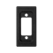 Board K45/2 VGA connectors (D-Sub 15) 22, 5x45mm, graphite gray