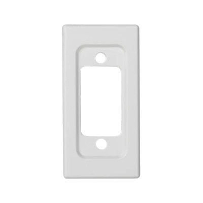 Board K45/2 VGA connectors (D-Sub 15) 22.5x45mm, pure white