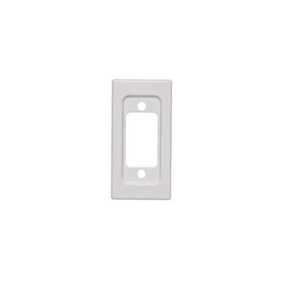 Board K45/2 VGA connectors (D-Sub 15) 22.5x45mm, pure white