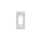 Board K45/2 VGA connectors (D-Sub 15) 22.5x45mm, pure white
