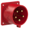 Board plug 32A 400V 3P+Z+N IP44