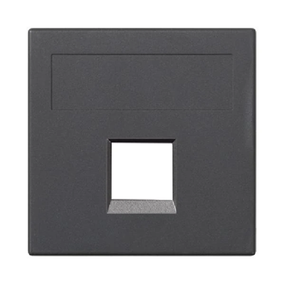Board S500 1x RJ without covers INFRA+ gray graphite