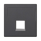 Board S500 1x RJ without covers INFRA+ gray graphite