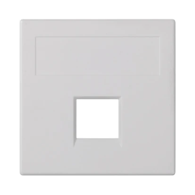Board S500 1x RJ without covers Reichle de Massari pure white