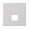Board S500 1x RJ without covers Reichle de Massari pure white
