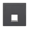 Board S500 1x RJ without shields PANDUIT gray graphite