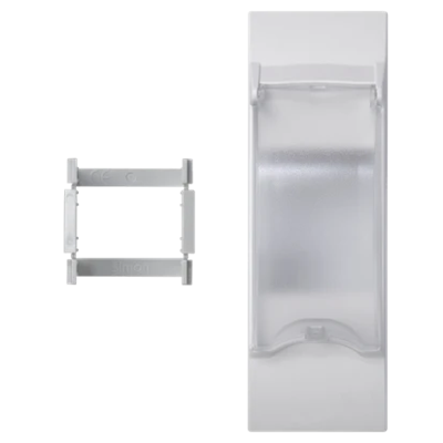 Board with cover K45 for OFIBLOK/ALK/CABLOPLUS/CABLOMAX for 2-pole apparatus pure white