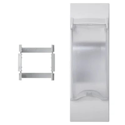 Board with cover K45 for OFIBLOK/ALK/CABLOPLUS/CABLOMAX for 2-pole apparatus pure white