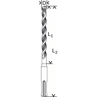 Bohrer SDS-PLUS-1 8x50x110mm