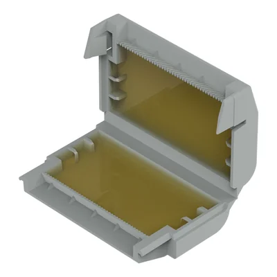 Boîte à gel ; Branchement ; pour câbles d'installation ; avec gel ; Série 221, 2x73 ; Connecteurs max. 4 mm² ; sans connecteurs d'installation ; taille 3 ; gris