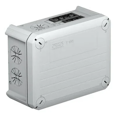 Boîte de dérivation T 100 WB 3S3 1S4 avec prises Wieland 3s3p+1s4p