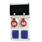 Boîte de distribution 1x32A/5p,1x16A/5p, 2x230V