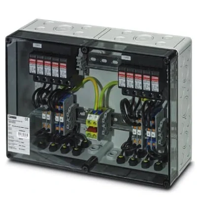 Boîte de jonction avec parafoudres 4 MPPT Phoenix-Contact 1000DC 4MPP-SPD-S box 4 mppt