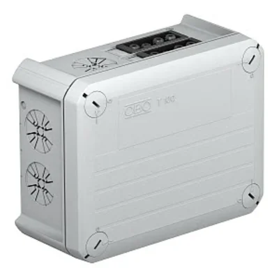 Boîte de jonction T 100 WB 2s4 avec prises Wieland 2s4p