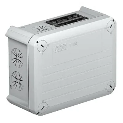Boîte de jonction T 100 WB 2s5 avec prises Wieland 2s5p
