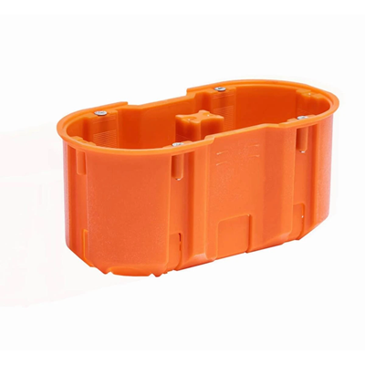 Boîte d'encastrement M2x60DF MULTIWALL SLIM, orange